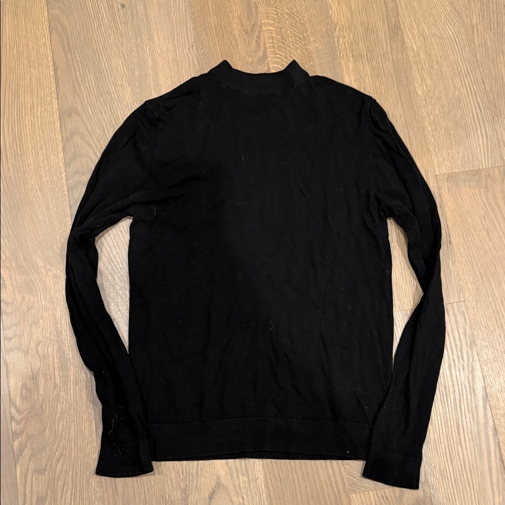 Boohoo Mens Black Turtleneck Sweater